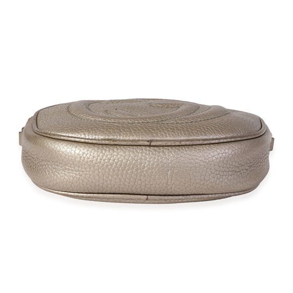 Gucci Metallic Pebbled Leather Mini Soho Chain Bag - Picture 5 of 8